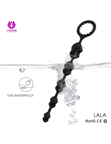 Consolador anal lala 23cm x 2,5cm - silicona | S-hande | Varitas y bolas
