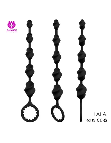Consolador anal lala 23cm x 2,5cm - silicona | S-hande | Varitas y bolas