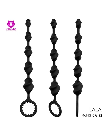 Consolador anal lala 23cm x 2,5cm - silicona | S-hande | Varitas y bolas