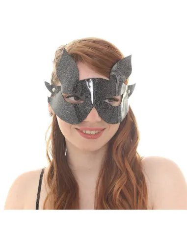 Máscara zorrita destello negro | Infarta fetish | Máscaras y antifaces
