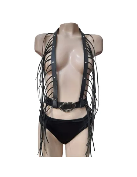 Pechera flecos con cinturon boquita | Infarta fetish | Garage: unidades en ¡liquidación!