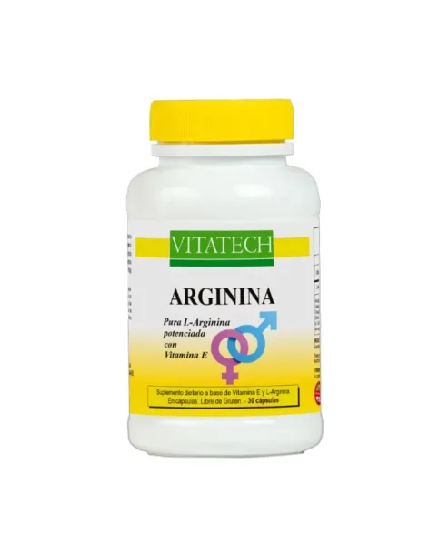 Vitatech arginina x30 caps | Web supplements | Capsulas potenciadoras