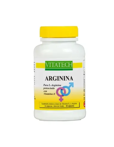 Vitatech arginina x30 caps | Web supplements | Capsulas potenciadoras