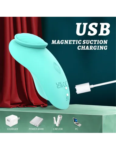 Vibrador leaf tanga 9 funciones recargable | S-hande | Estimuladores clítoris