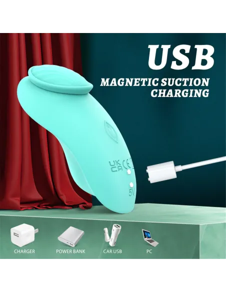 Vibrador leaf tanga 9 funciones recargable | S-hande | Estimuladores clítoris