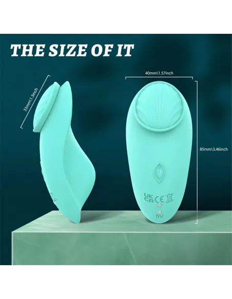 Vibrador leaf tanga 9 funciones recargable | S-hande | Estimuladores clítoris