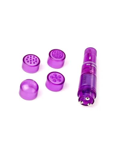 Vibrador estimulador clitoris puntas intercambiables | Infarta toys | Estimuladores clítoris