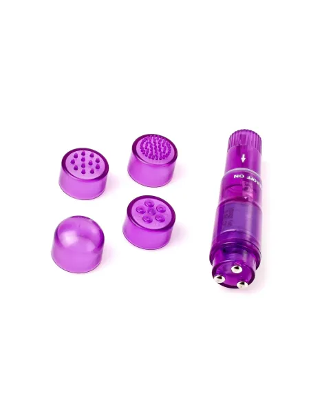 Vibrador estimulador clitoris puntas intercambiables | Infarta toys | Estimuladores clítoris