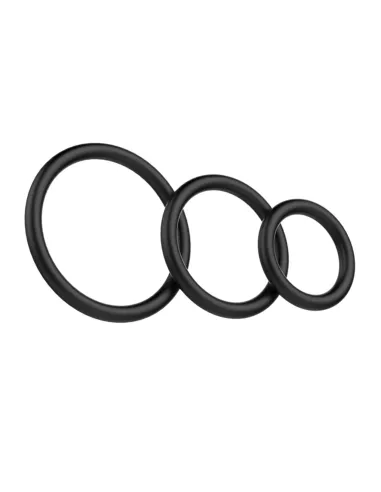 Set 3 anillos rubber | Baile | Anillos