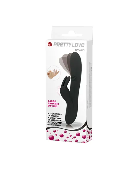 Vibrador dylan 7 funciones waving usb recargable | Pretty love | Vibradores