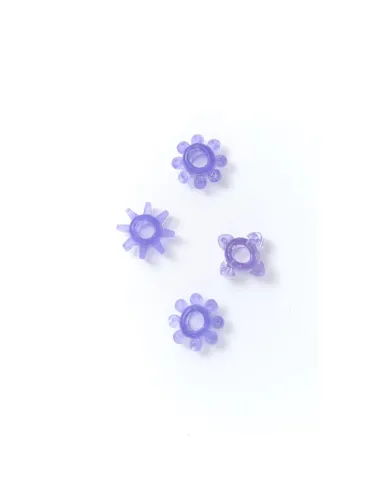 Set 4 anillos elásticos bulk. fuerte erección y más tiempo de placer - colores surtidos | Infarta toys | Anillos