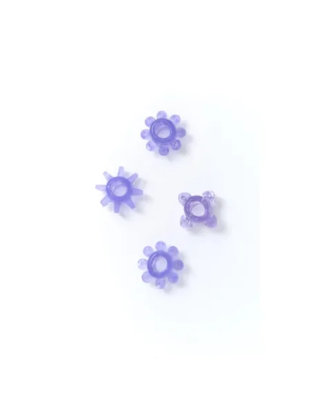 Set 4 anillos elásticos bulk. fuerte erección y más tiempo de placer - colores surtidos | Infarta toys | Anillos