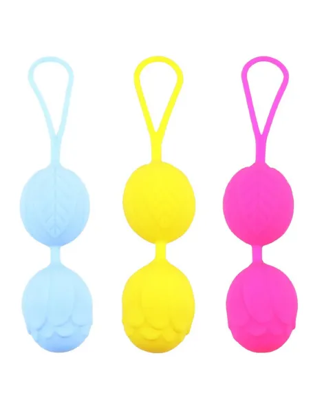 Bolas vaginales kegel para ejercitar y gozar al mismo tiempo. color surtido | Infarta toys | Bolas y huevos vaginales