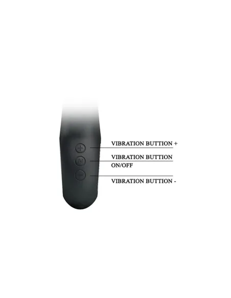 Vibrador carina punto g clitoris usb recargable silicona 12 funciones | Pretty love | Calor