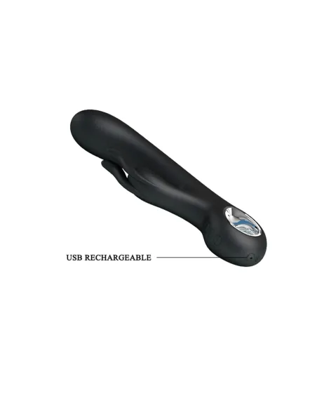 Vibrador carina punto g clitoris usb recargable silicona 12 funciones | Pretty love | Calor