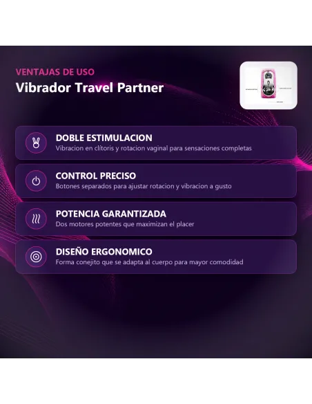 Vibrador rotador multifuncion | Pretty love | Rotadores