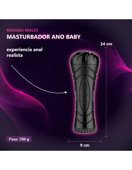 Masturbador ano baby pussy 560grs 24cm x 9cm | Pretty love | Garage: unidades en ¡liquidación!