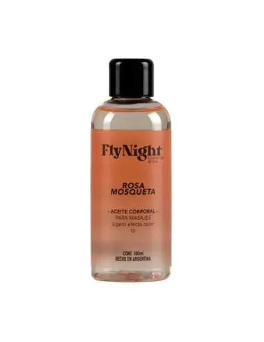 Aceite masaje corporal rosa mosqueta 100ml | Fly night | Corporales