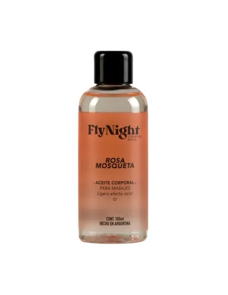 Aceite masaje corporal rosa mosqueta 100ml | Fly night | Corporales