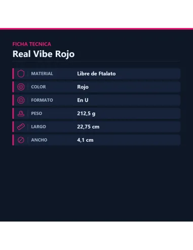 Real vibe rojo | Caiman | Estimuladores