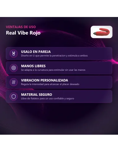 Real vibe rojo | Caiman | Estimuladores