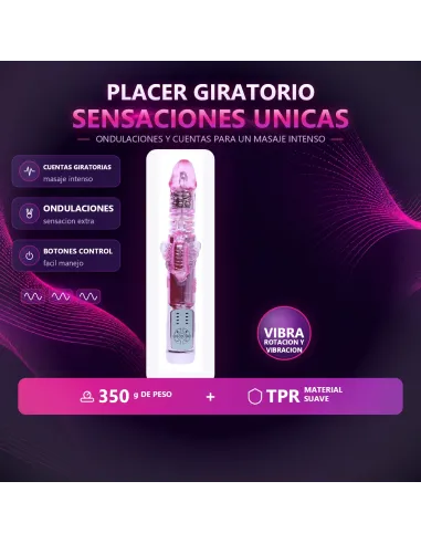 Rotador vibrador sube y baja usb recargable | Baile | Calor