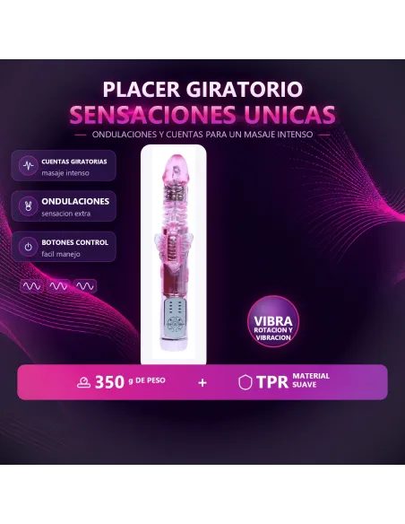 Rotador vibrador sube y baja usb recargable | Baile | Calor