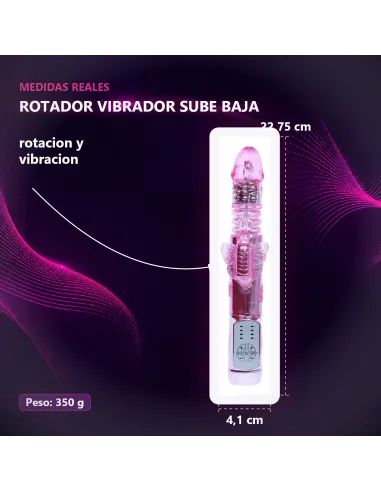 Rotador vibrador sube y baja usb recargable | Baile | Calor