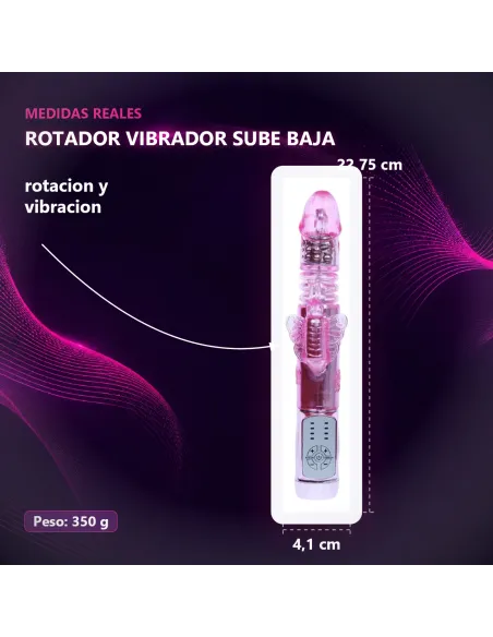 Rotador vibrador sube y baja usb recargable | Baile | Calor