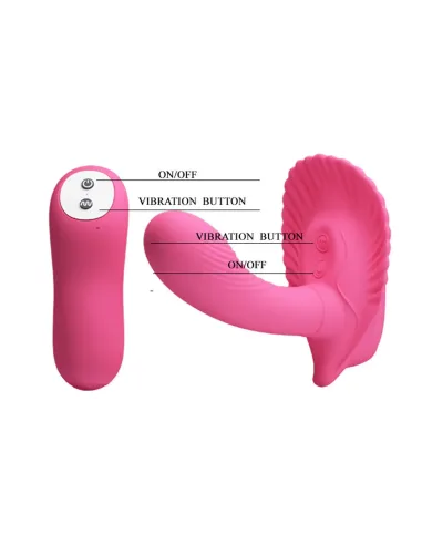 Vibrador fancy control remoto inalámbrico silicona 30 funciones | Pretty love | Estimuladores clítoris