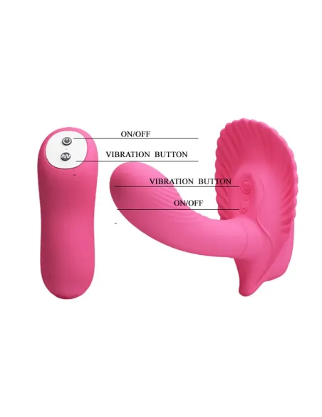 Vibrador fancy control remoto inalámbrico silicona 30 funciones | Pretty love | Estimuladores clítoris