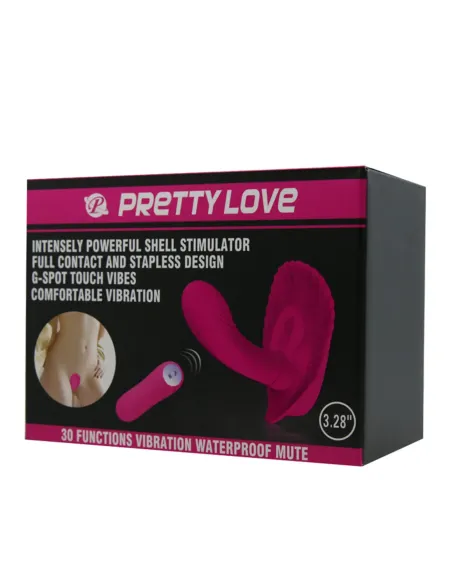 Vibrador fancy control remoto inalámbrico silicona 30 funciones | Pretty love | Estimuladores clítoris