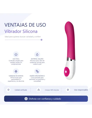 Vibrador daniel 30 funciones silicona | Pretty love | Vibradores