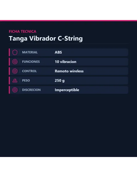 C-string tanga vibrador 10 funciones control remoto wireless | Baile | Estimuladores clítoris
