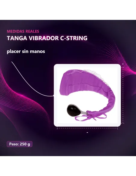 C-string tanga vibrador 10 funciones control remoto wireless | Baile | Estimuladores clítoris