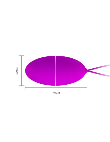 Vibrador huevo joanne 12 funciones inalambrico silicona | Pretty love | Bolas y huevos vaginales
