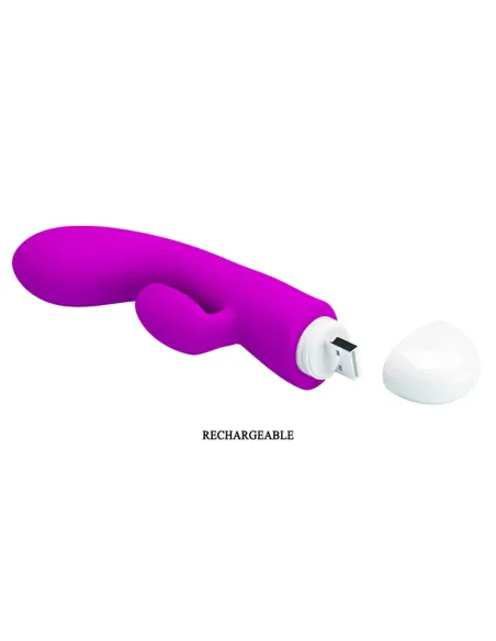 Vibrador eli punto g clitoris silicona usb recargable 30 funciones | Pretty love | Rabbits