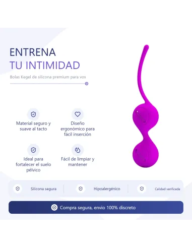 Bolas vaginales kegel silicona | Pretty love | Bolas y huevos vaginales