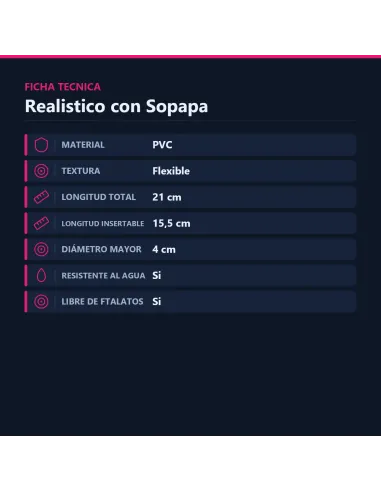 Realistico c/sopapa y testiculo | Caiman | Realísticos