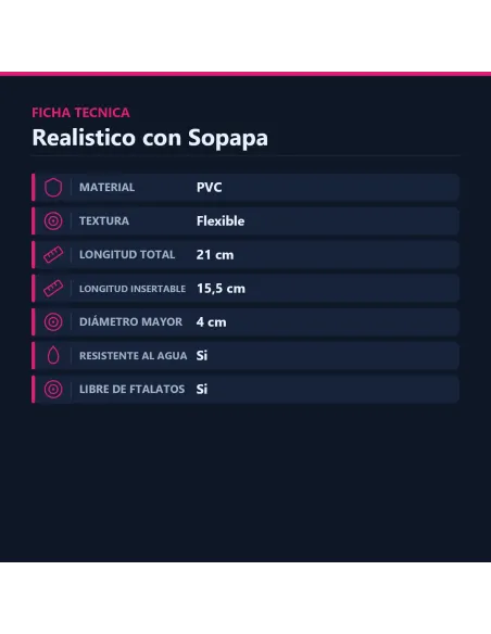 Realistico c/sopapa y testiculo | Caiman | Realísticos