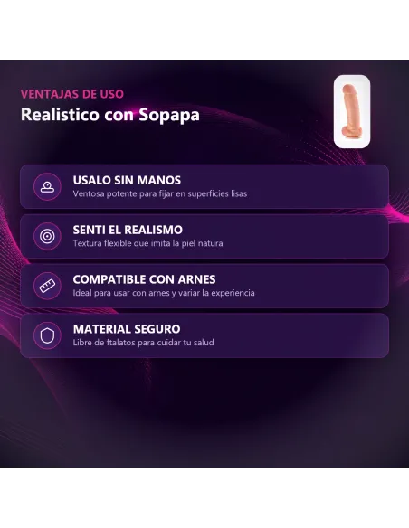 Realistico c/sopapa y testiculo | Caiman | Realísticos