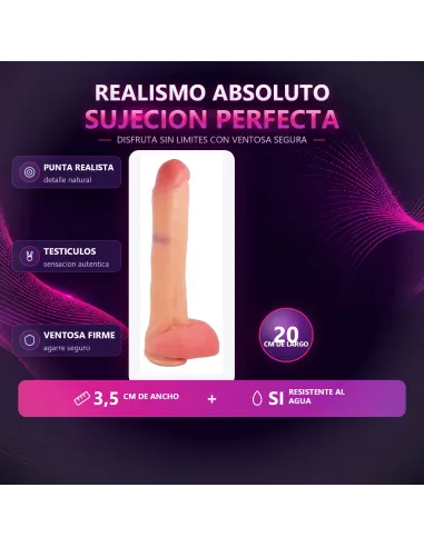 Realistico sopapa y testiculo | Caiman | Dildos macizos