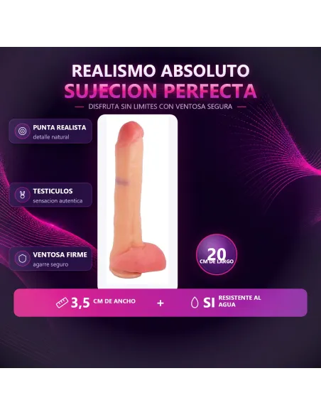 Realistico sopapa y testiculo | Caiman | Dildos macizos