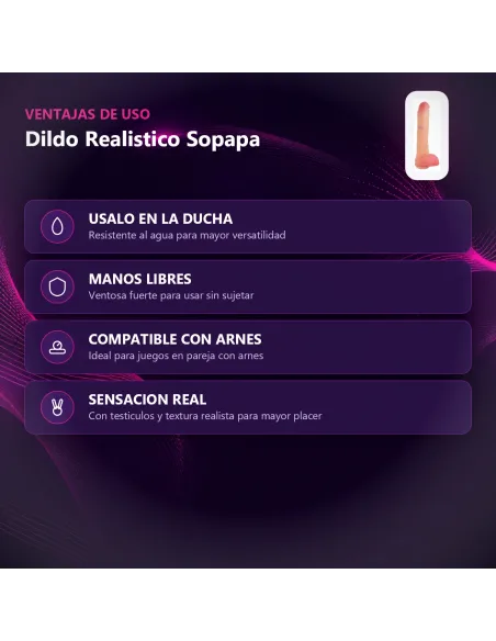 Realistico sopapa y testiculo | Caiman | Dildos macizos
