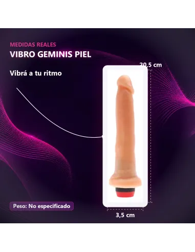 Vibro geminis piel | Caiman | Vibradores