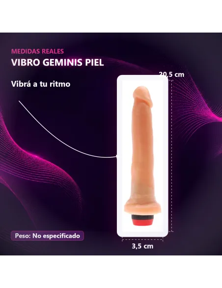 Vibro geminis piel | Caiman | Vibradores