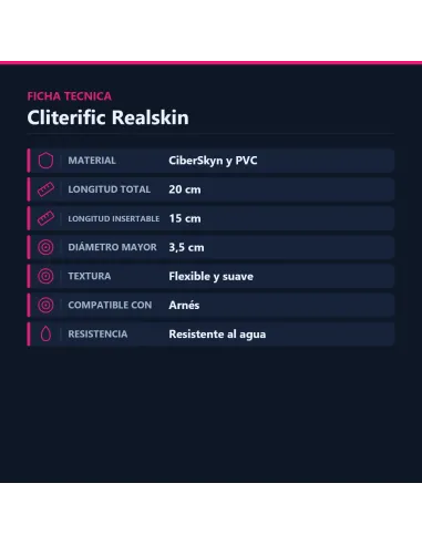 Cliterific realskin sopapa | Caiman | Strap on - cinturones