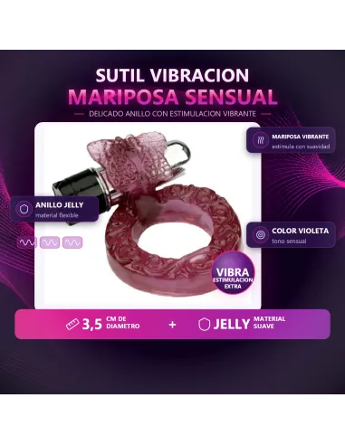 Anillo micro mariposa | Caiman | Estimuladores