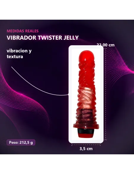 Vibrador twister jelly | Caiman | Vibradores