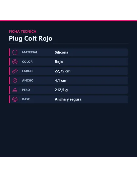 Plug colt l rojo | Caiman | Plugs